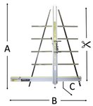 Formaatsnijder ssc AXL250 + PVC houder