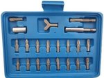 Bit set 1/4 van Chrome Vanadium 100-Delige