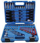 Bgs Technic Gereedschapkoffer (1/4)  (1/2) E-profiel / T-profiel (voor Torx) 84-delig