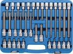 Dopsleutelbitset 12,5 mm (1/2) T-profiel (voor Torx) 32-dlg