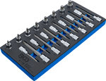 Bgs Technic Tool Tray 1/3: Bit Socket Set 12.5 mm (1/2) Spline (for XZN) 22 delig