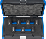 Specialistische doppen, conische linkse draad, 7 stuks 1/2