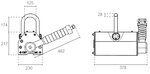 Hefmagneet 2 ton