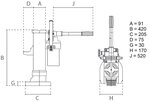 Hydarulische machineheffer 10 ton