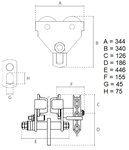 Hara Kettingloopkat 3 ton 2,5 meter bedieningshoogte