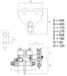 Hara Kettingloopkat 10 ton 2,5 meter bedieningshoogte