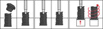 Schroeven uitdraaiset voor binnenzeskant 1,5 - 10 mm / T-profiel (voor Torx) T10 - T55 19-dlg