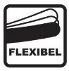 Flexibele schroevendraaier voor 1/4 bits 325mm