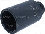 Aandrijfasdop 1/2, CrMo bi-hex 34mm