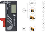 Digitale accutester 1,5 V / 9 V