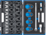 Kraaivoet-sleutelset 32-delig 2/3+3/8+1/2+3/4