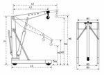 Werkplaatskraan 1 ton europallets