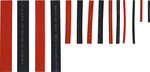 Bgs Technic Krimpkous assortiment | Rood / zwart | 150 delig.