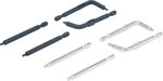 Bgs Technic Vervanging Tips voor Snap Ring Tangen BGS 8831, 4 paar tips