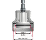 Bgs Technic Adapter 18 voor BGS 8027, 8098 voor VW