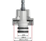 Bgs Technic Adapter 21 voor BGS 8027, 8098 voor Fiat, Opel, Saab