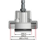 Bgs Technic Adaptor No.13 voor Radiator druk test kit  Mercedes