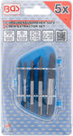 Bgs Technic 5-delige screw extractor set, maten 1-5