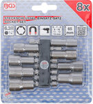 Bgs Technic Dop Set, Hexagon 6.3 mm (1/4) drive voor electric drills 6 - 13 mm 8 delig