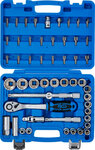 Dopsleutelset twaalfkant 12,5 mm (1/2) 8 - 32 mm 51-dlg