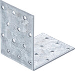 Hoekplaat Joint, 80x80x60x2.5 mm, gegalvaniseerd