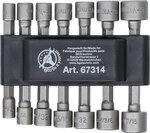 Nut Driver Set (1/4) Drive Metric + Inch 14 pcs