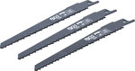 Set sabelzaagbladen voor hout voor BGS 7367 3-dlg