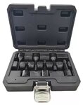 Spiraaldoppen set 3/8 aandrijving 2 - 10 mm 6-delige