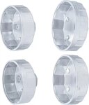 Bgs Technic Oliefilter dop, 65 - 75 mm, 4 st