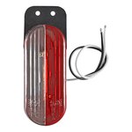 Breedtelicht LED rood/wit links