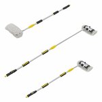 Wasborstel 3D met zeepreservoir telescopische steel 1,90 meter