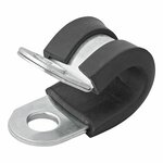 Kabelklem 8 mm met rubber bescherming x10 stuks
