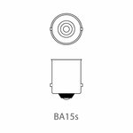 Autolamp 12V 10W BA15s x10 stuks