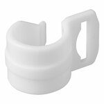 Tentclip voor tentstok 20-25mm met sleuf wit