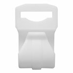 Tentclip voor tentstok 20-25mm met sleuf wit