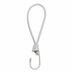 Tentspanner elastisch wit met haak