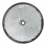 Reflector wit 80mm schroefbevestiging