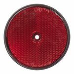 Reflector rood 80mm schroefbevestiging
