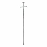 Rotspen 23cm metaal met aangelaste dwarspen