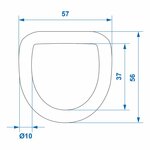 D-ring 10mm x10 stuks