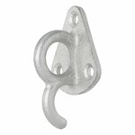 Touwhaak metaal met oog 70 x 45 mm