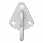 Touwhaak metaal met oog 70 x 45 mm