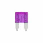 Steekzekeringen mini 3A paars 6 stuks in blister