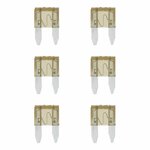 Steekzekeringen mini 7,5A bruin 6 stuks in blister