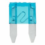 Steekzekeringen mini 15A blauw 6 stuks in blister