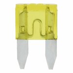 Steekzekeringen mini 20A geel 6 stuks in blister