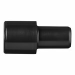 Afvoerbuis overgangsstuk  dia 28 mm naar  dia 19 mm PE zwart