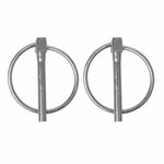 Borgpen 4,5mm met ring 2 stuks in blister