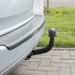 Trekhaakdop zwart in blister
