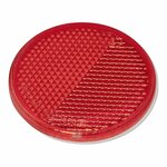 Reflector rood 60mm zelfklevend 2 stuks in blister